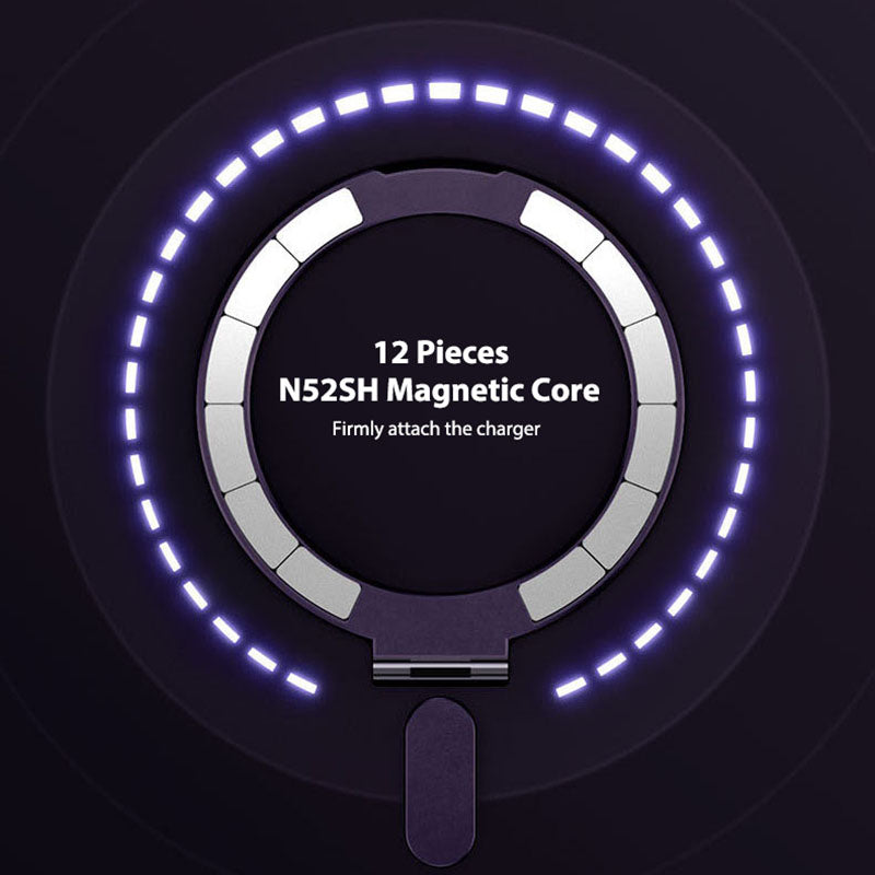 Invisible Magnetic MagSafe Bracket Anti-fall Phone Case For Samsung Galaxy S23 Ultra Plus Support Wireless Charging