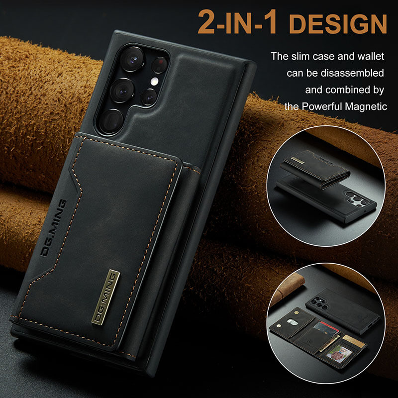 Magnetic Leather Detachable Wallet Samsung Case Samsung Cases