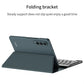 Bluetooth 3.0 Keyboard Magnetic All-inclusive Leather Cover For Samsung Galaxy Z Fold3 Fold4 5G Come With keyboard+Holster Bracket+Phone Case+Capacitive Pen - GiftJupiter