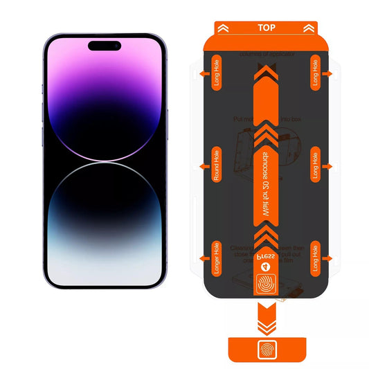 [Only Film Without Box] EASY-INSTALLED Ceramic HD/Privacy Transparent Screen Protector For iPhone - GiftJupiter