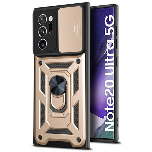 Armor Anti-fall Invisible Bracket Lens Protective Case For Samsung Galaxy S22 S21 S20 Ultra Plus FE Note 20 10 Cover - GiftJupiter