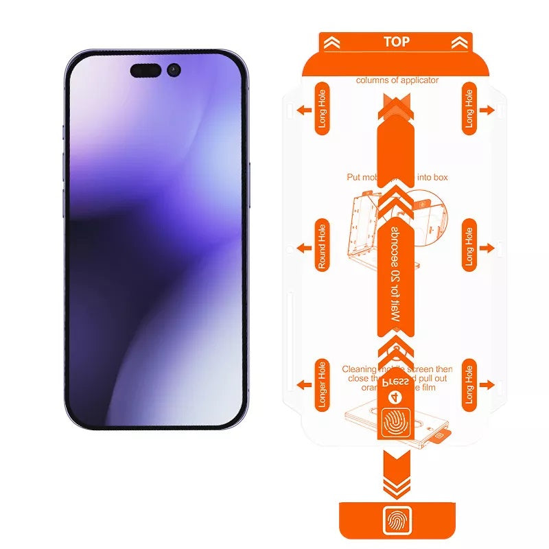 [Only Film Without Box] EASY-INSTALLED Ceramic HD/Privacy Transparent Screen Protector For iPhone - GiftJupiter