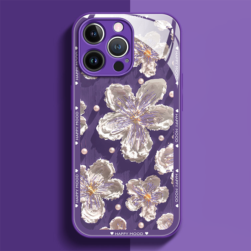 Ins New Oil Painting Flower iPhone Case