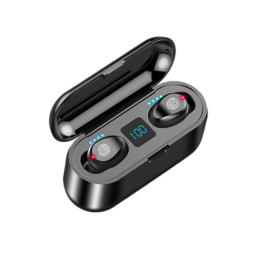 F9 Earphone LED Touch Bluetooth 5.0 Large Capacity Charging Cabin - GiftJupiter