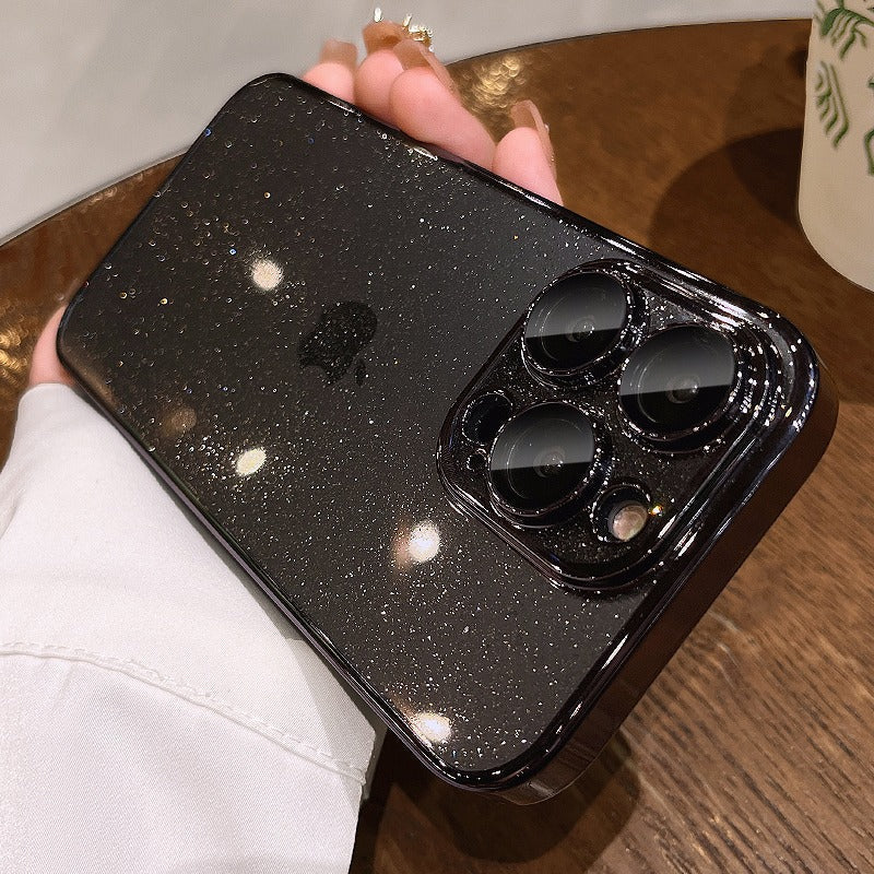 Starry Sky Glitter Plating iPhone Case