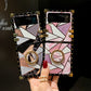 Splicing Glitter Ring Phone Case for Samsung Galaxy Z Flip4 Flip3 - GiftJupiter