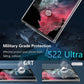 2022 Upgraded [2+2 Pack] Samsung Galaxy S22 Ultra 5G Screen Protector, 9H Tempered Glass, Ultrasonic Fingerprint Support, 3D Curved, HD Clear Scratch - GiftJupiter