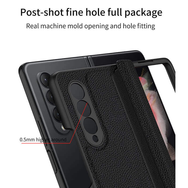 Magnetic Frame Leather All-included Case For Samsung Galaxy Z Fold 3 5G - GiftJupiter