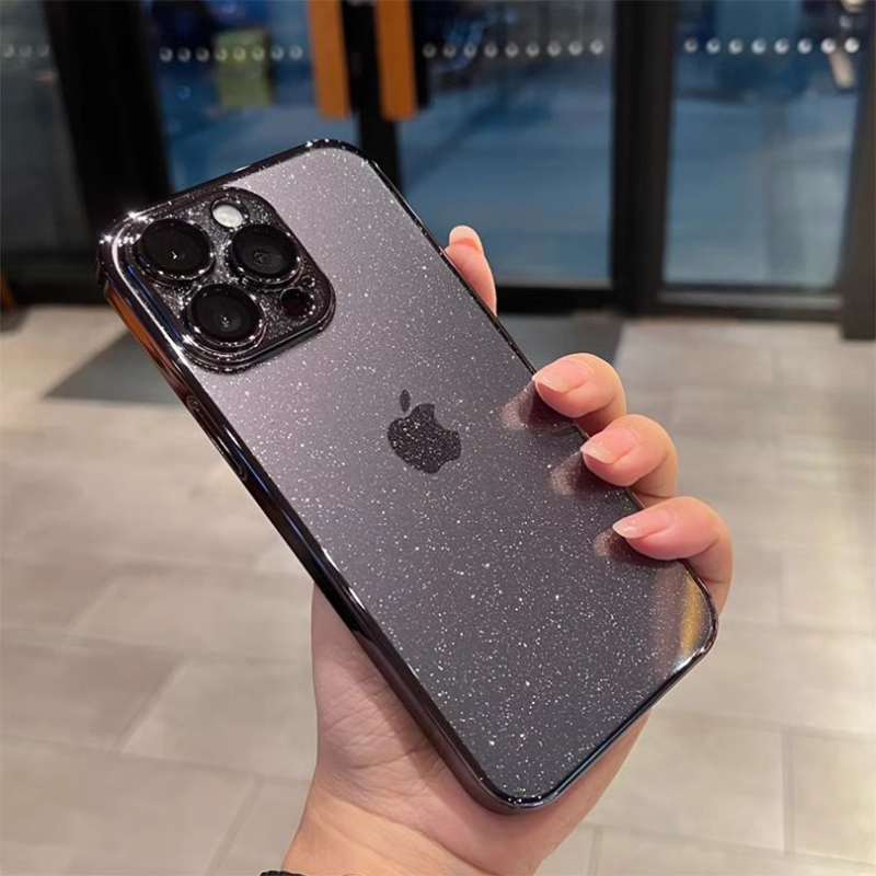 Starry Sky Glitter Plating iPhone Case