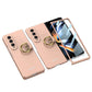 Samsung Galaxy Z Fold 4 5G Ultra-thin All-inclusive Ring Holder Protective Cover With Tempered Glass Screen - GiftJupiter