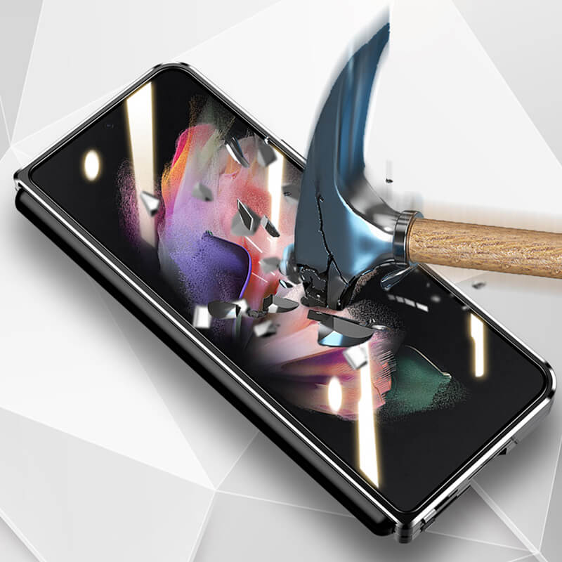 Magnetic Metal Anti-fall Privacy Protective Case For Samsung Galaxy Z Fold3 5G - GiftJupiter