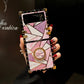 Splicing Glitter Ring Phone Case for Samsung Galaxy Z Flip4 Flip3 - GiftJupiter