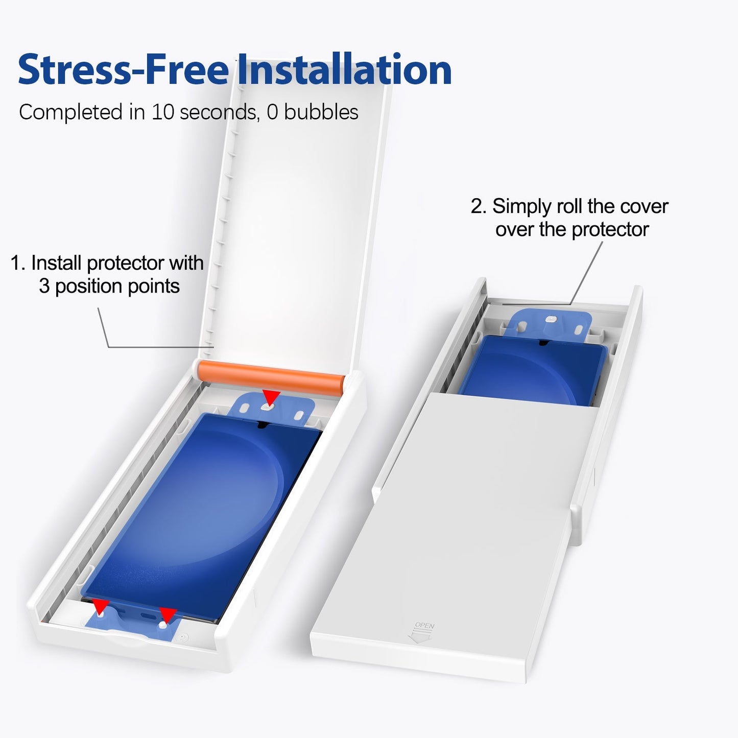 Screen Protector Film With Installation Box For Galaxy S23 / S22 / S21 Ultra