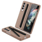 Luxury Leather Shockproof Pen Slot Case For Samsung Z Fold 3 5G - GiftJupiter