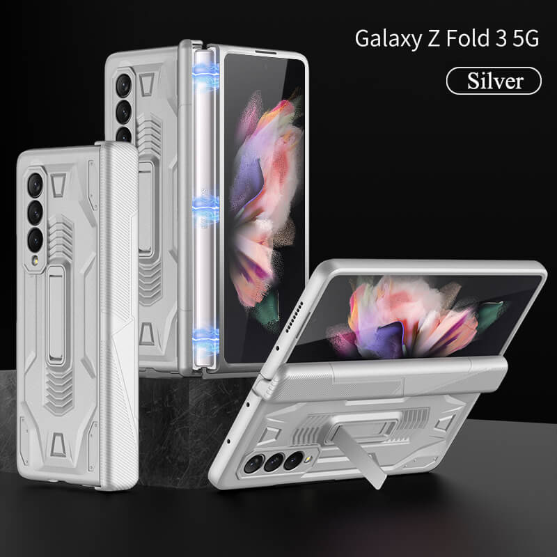 Magnetic Armor All-inclusive Hinge Holder Case For Samsung Galaxy Z Fold3 5G - GiftJupiter