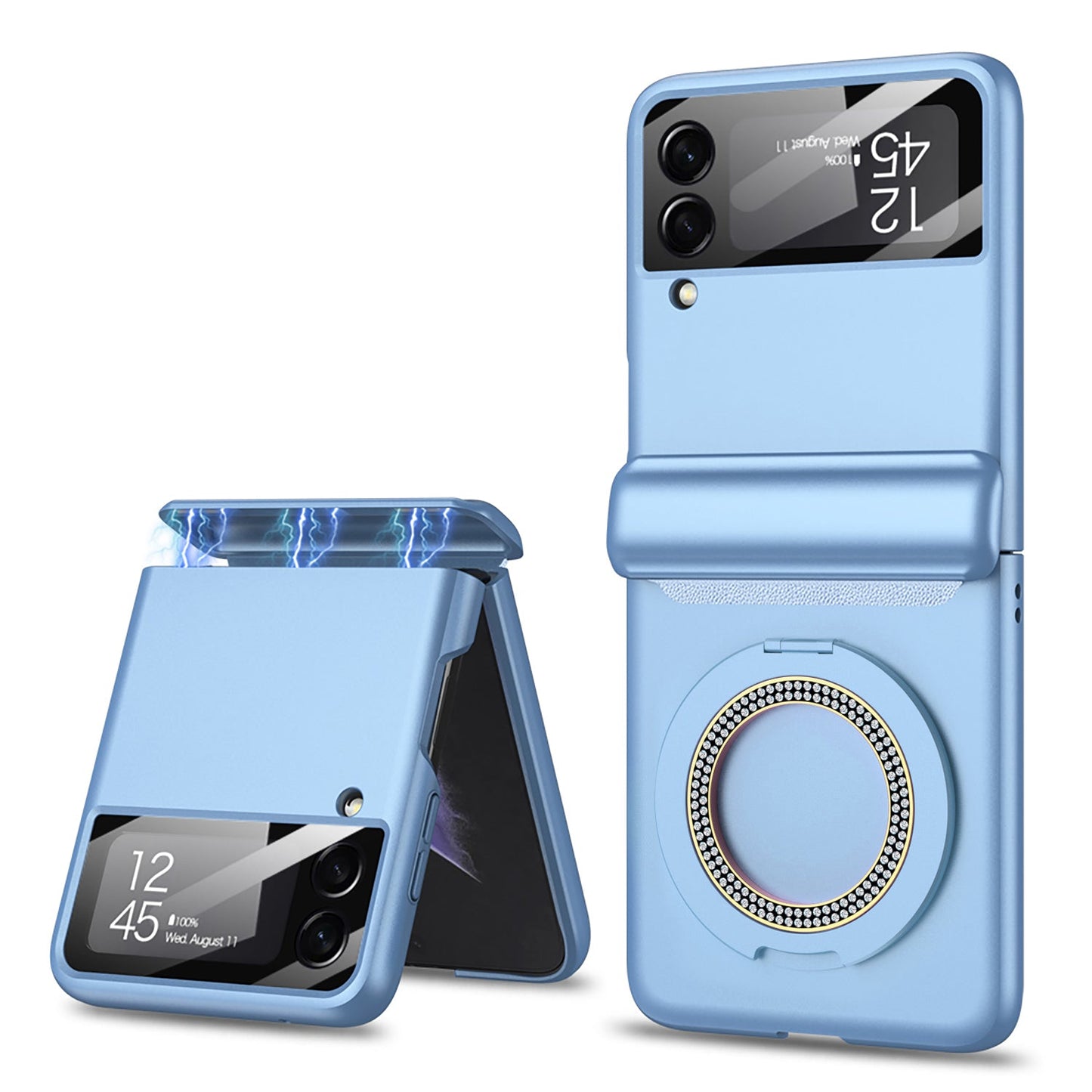 Magnetic Hinge Bracket All-included Shockproof Phone Case For Samsung Galaxy Flip 5/4/3