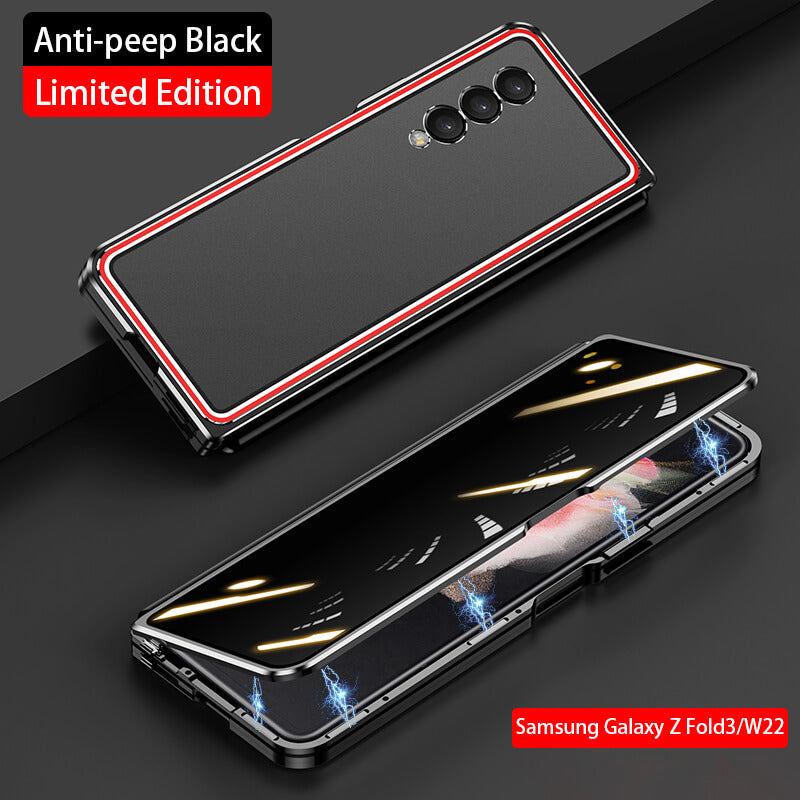 Limited Edition Magnetic Metal Anti-fall Privacy Protective Case For Samsung Galaxy Z Fold3 5G - GiftJupiter