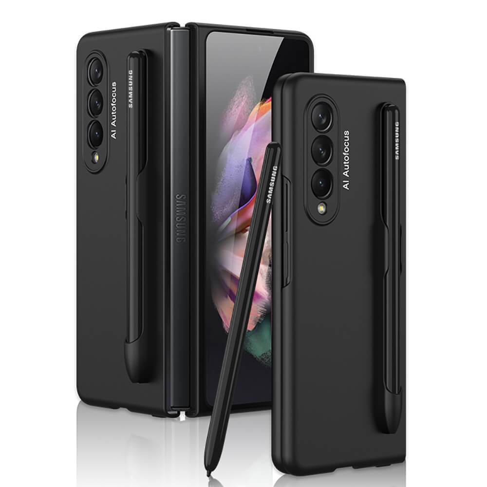Ultra-thin Pen Slot Business Case for Samsung Galaxy Z Fold 3 5G - GiftJupiter