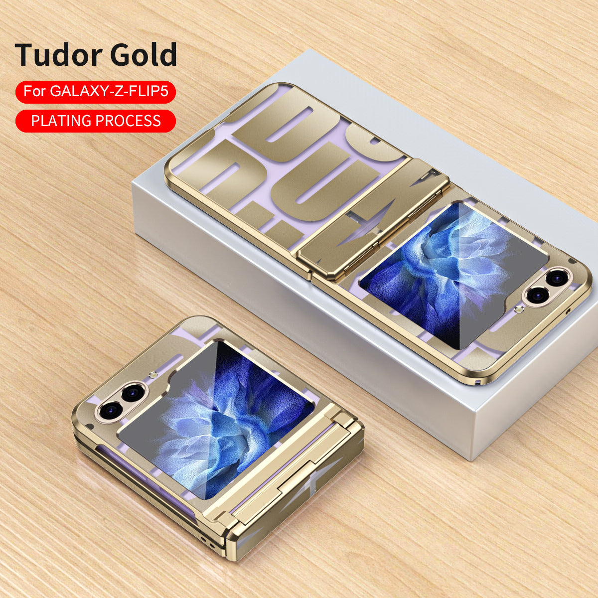 Phantom Plating Phone Case For Samsung Galaxy Z Flip5 Flip4 Flip3 5G