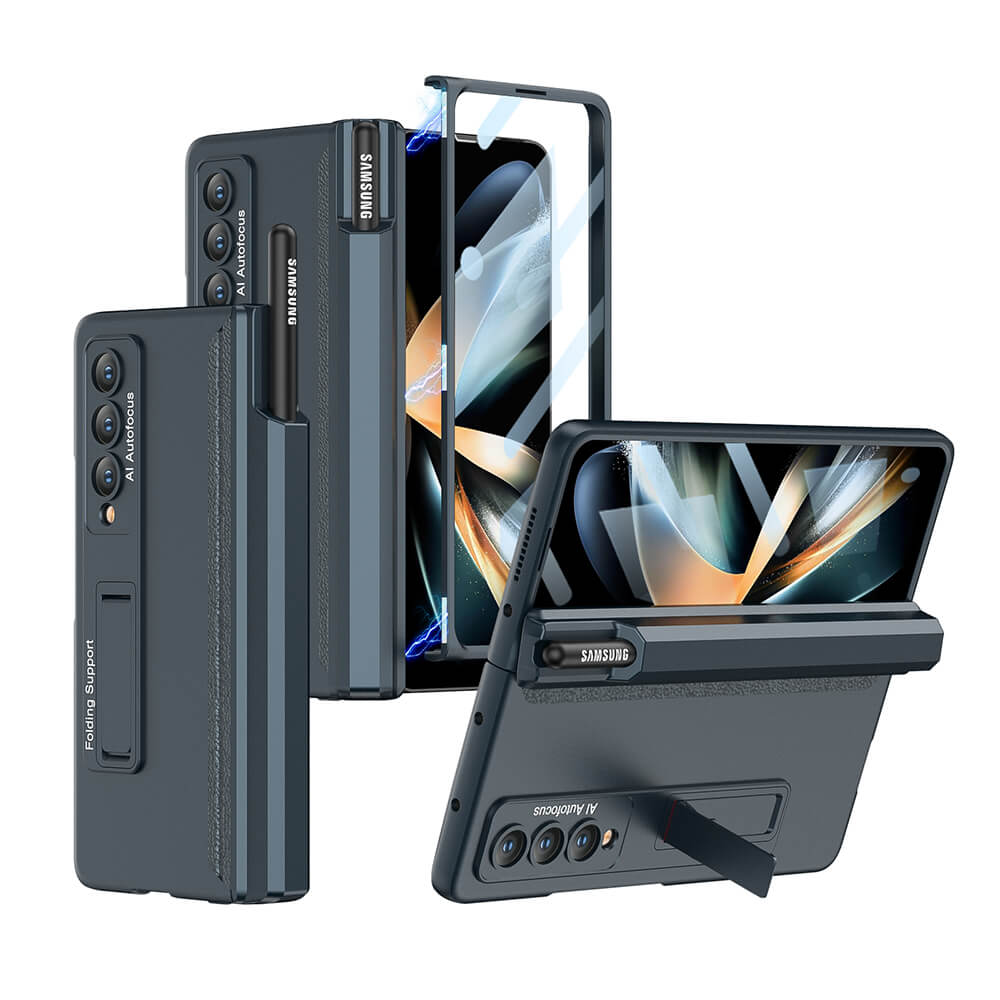 Magnetic Hinge Holder Case with Screen glass film and S Pen Slot - GiftJupiter