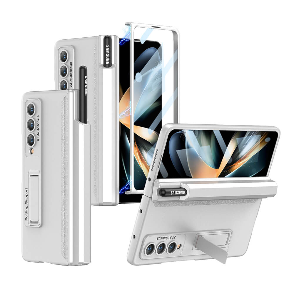 Magnetic Hinge Holder Case with Screen glass film and S Pen Slot - GiftJupiter
