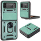 Drop Tested Cover with Magnetic Kickstand Car Mount Protective Case for Samsung Galaxy Z Flip4 Flip3 5G - GiftJupiter