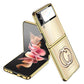 Luxury Perfume Plating Frame Anti-knock Protection Glass Case For Samsung Galaxy Z Flip3 - GiftJupiter