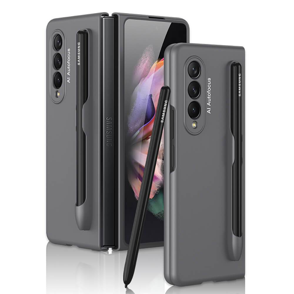 Ultra-thin Pen Slot Business Case for Samsung Galaxy Z Fold 3 5G - GiftJupiter