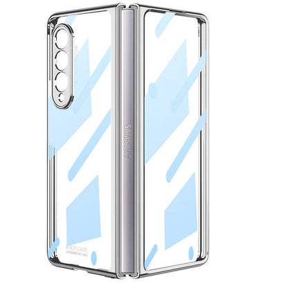 Magnetic Brushed Metal Anti-Fall Protective Case for Samsung Galaxy Z Fold3 5G - GiftJupiter