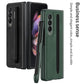 Luxury Leather Cover With Velcro Pen Slot For Samsung Galaxy Z Fold 3 5G - GiftJupiter