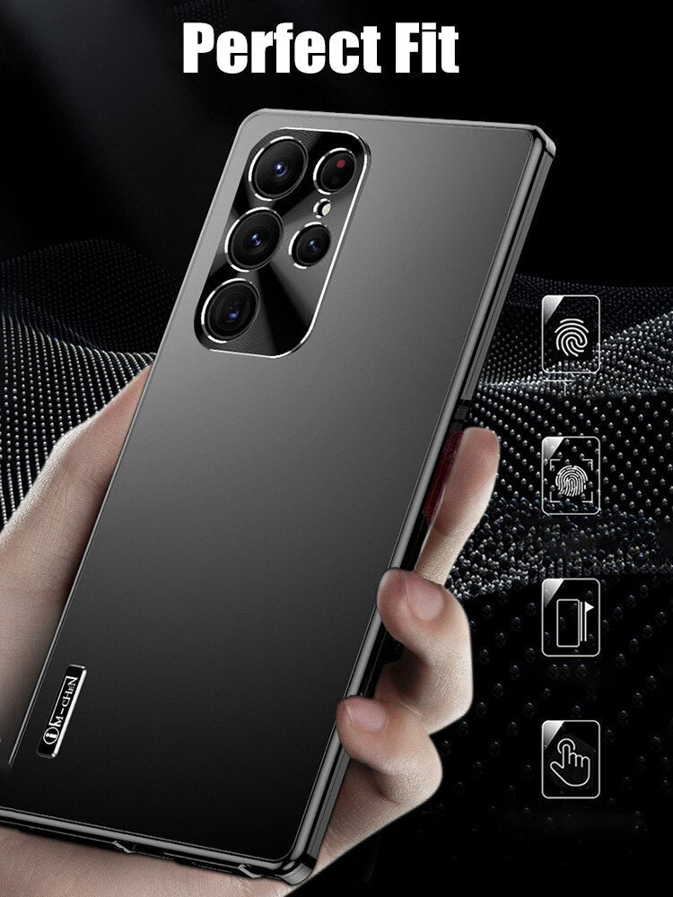 Newest Magnetic Close Aluminum Alloy Metal Case For Samsung Galaxy S24 S23 S22 S21 Series