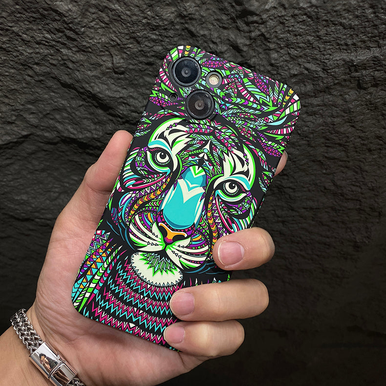 Luminous Animal Totem iPhone Case