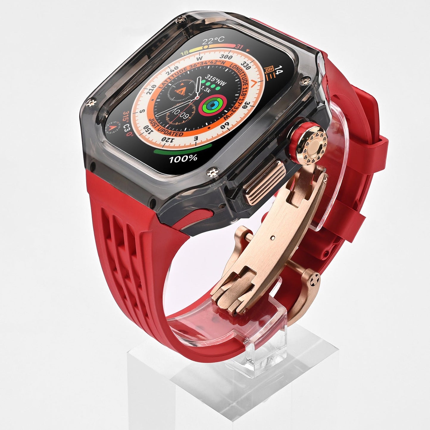 Luxury Case Strap For Apple Watch Series 44/45 mm - mycasety2023 Mycasety