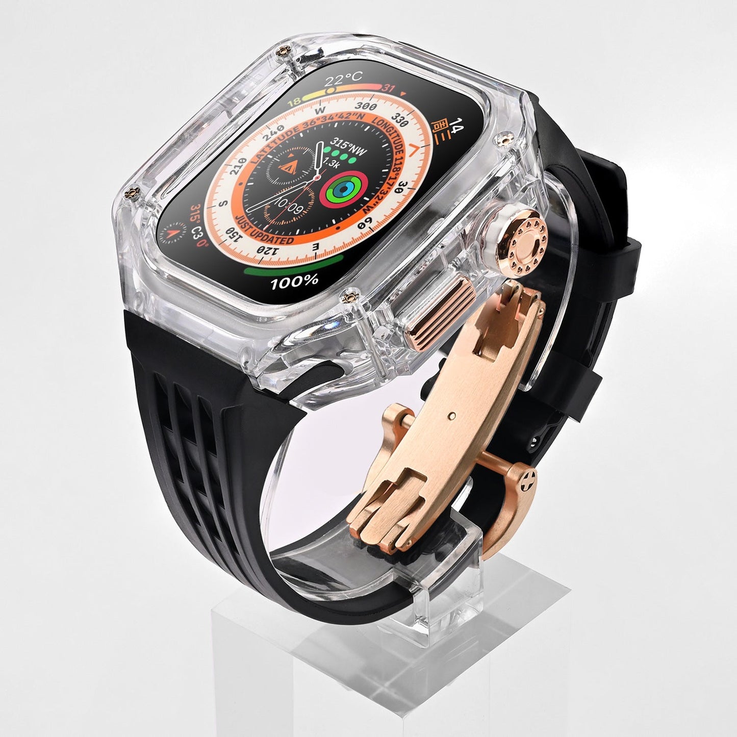 Luxury Case Strap For Apple Watch Series 44/45 mm - mycasety2023 Mycasety