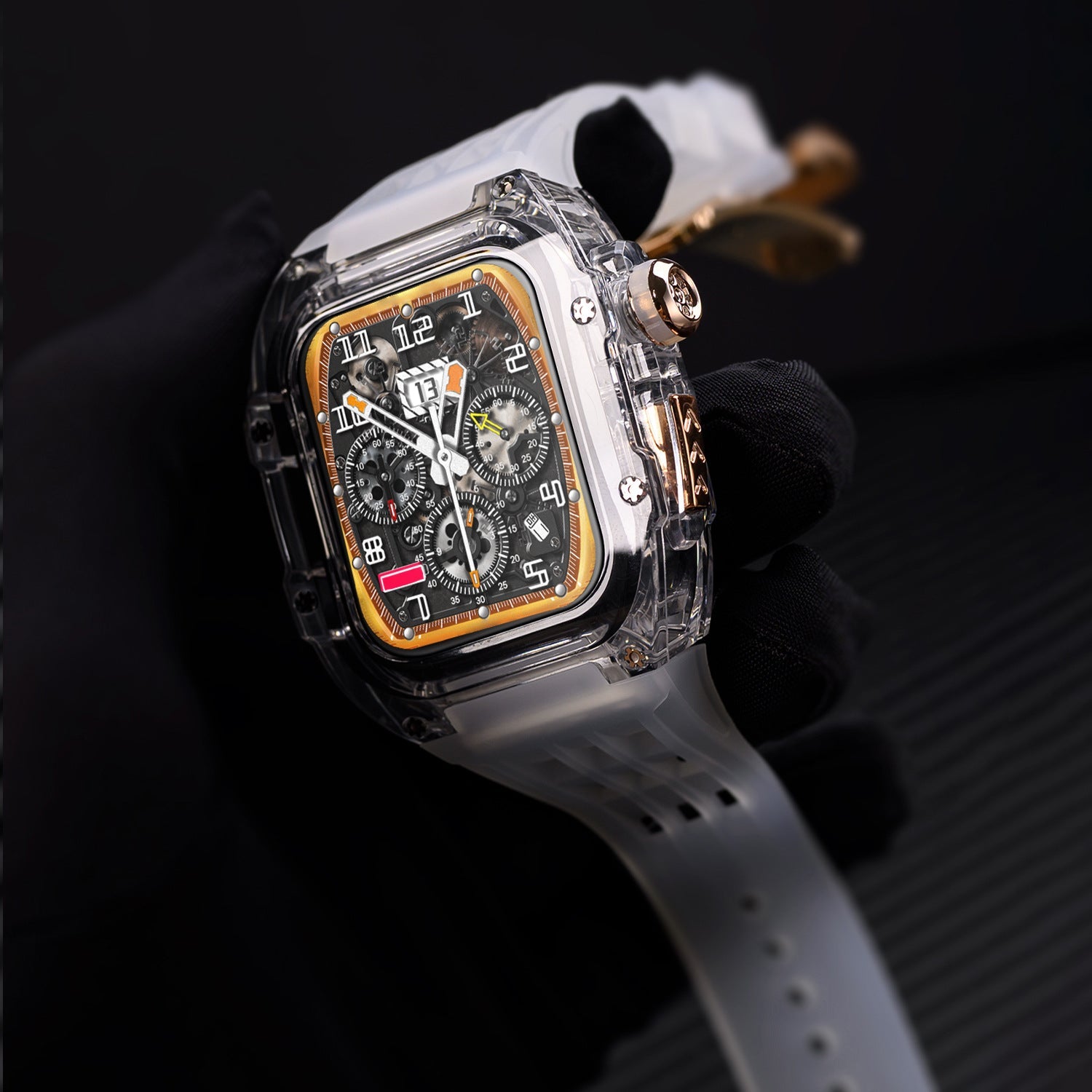 Luxury Case Strap For Apple Watch Series 44/45 mm - mycasety2023 Mycasety