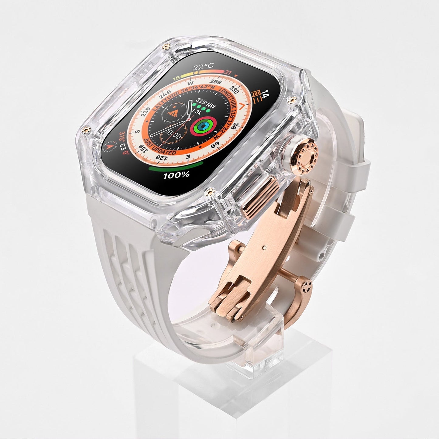 Luxury Case Strap For Apple Watch Series 44/45 mm - mycasety2023 Mycasety