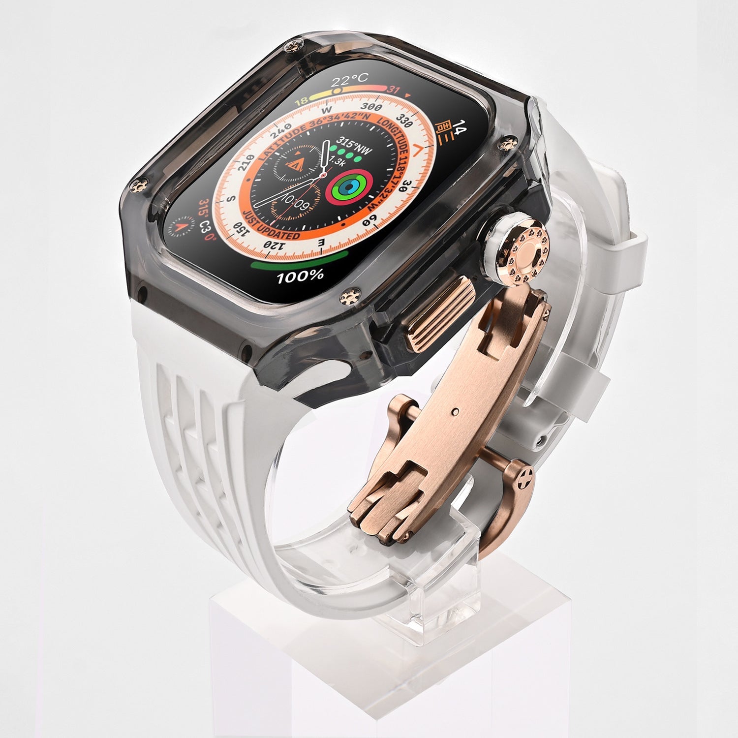 Luxury Case Strap For Apple Watch Series 44/45 mm - mycasety2023 Mycasety