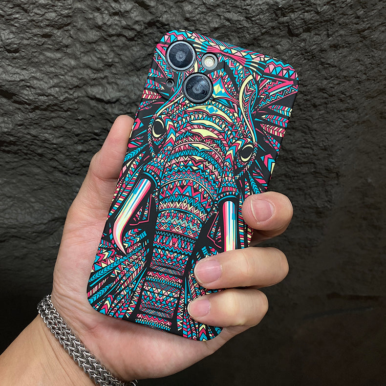 Luminous Animal Totem iPhone Case