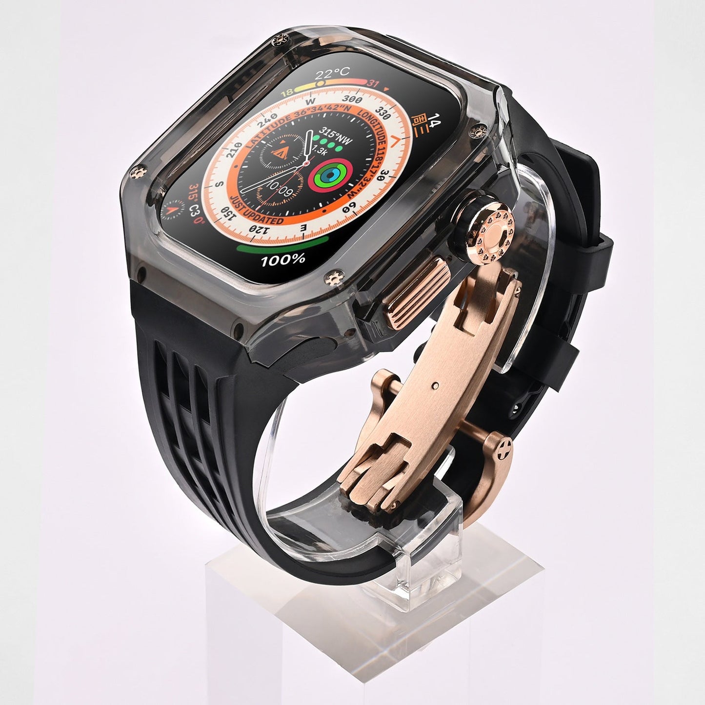 Luxury Case Strap For Apple Watch Series 44/45 mm - mycasety2023 Mycasety