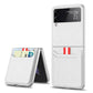 Original Leather Texture Card Package Hard Case For Samsung Galaxy Z Flip4 Flip3 5G - GiftJupiter