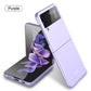 Solid Matte Ultra Slim Hard Shockproof Full Protection Cover For Galaxy Z Flip3 5G - GiftJupiter