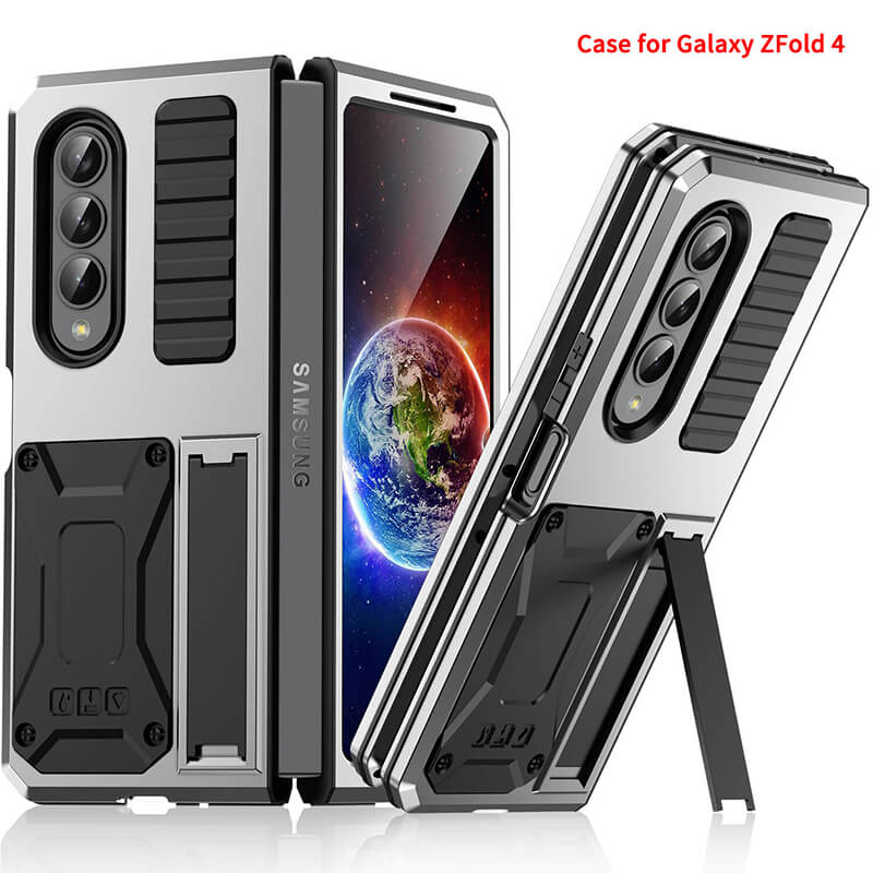 Armor Duty Shock-resistant Dustproof Full Protection Kickstand Cover for Galaxy Z Fold4 5G - GiftJupiter