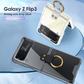 Transparents Airbag Ring Holder Anti-knock Protection Cover For Samsung Galaxy Z Flip 3 5G - GiftJupiter