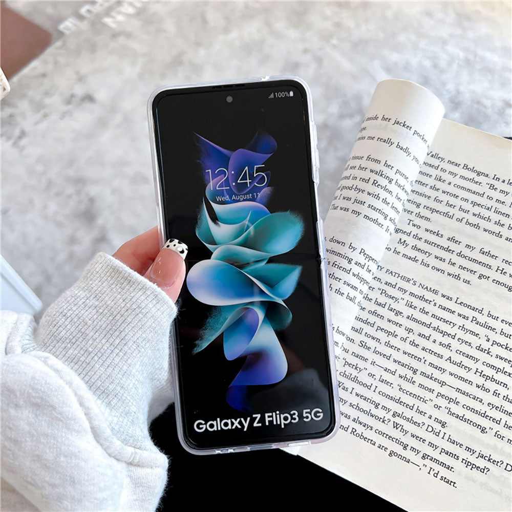 Oil Painting Flower Samsung Galaxy Flip4 Flip3 Case