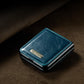 Luxury Leather Wallet Case - Samsung Galaxy Z Flip 4 3 5G - GiftJupiter