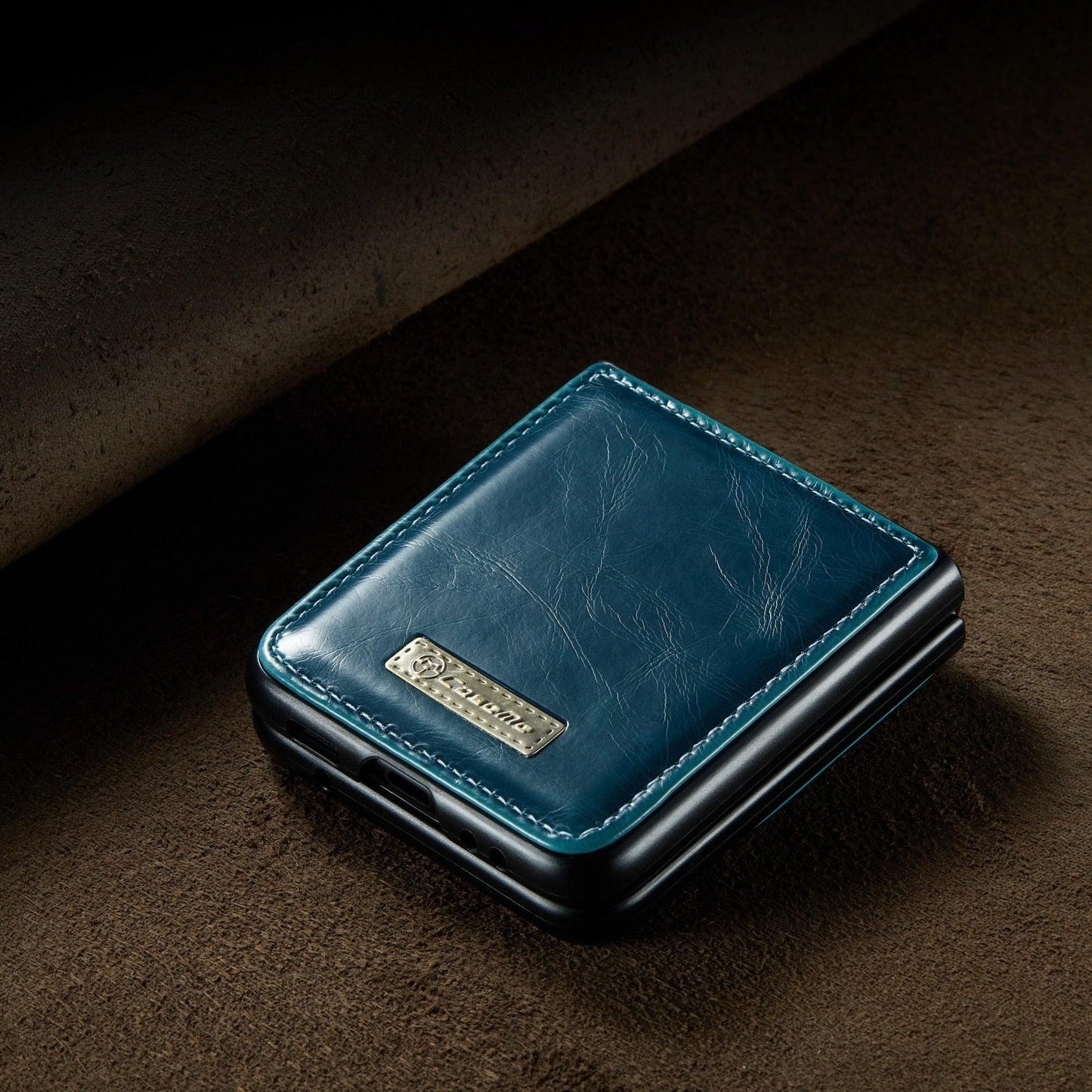 Luxury Leather Wallet Case - Samsung Galaxy Z Flip 4 3 5G - GiftJupiter